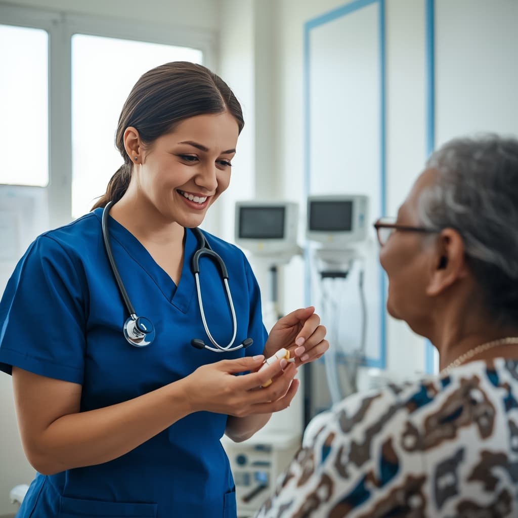 MFA erklärt Medikamente in deutscher Praxis